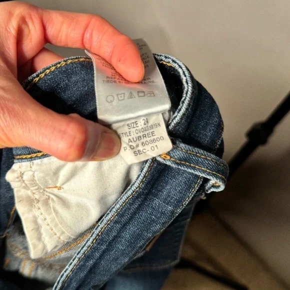 Joe’s Jeans Women’s Skinny Ankle Aubree Stretch Denim Mid-rise Dark Size 24 - Picture 4 of 12